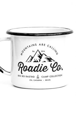 Caneca Esmaltada Roadie Rio do Rastro Branca