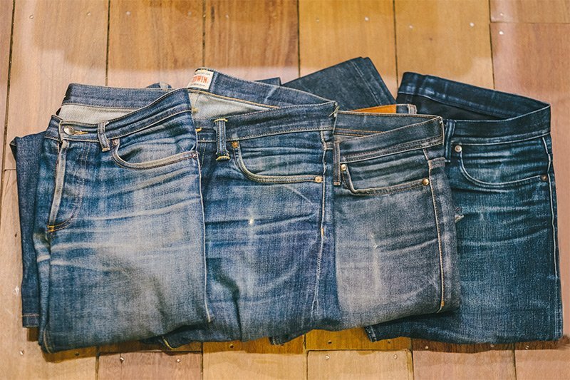 raw denim fades 2