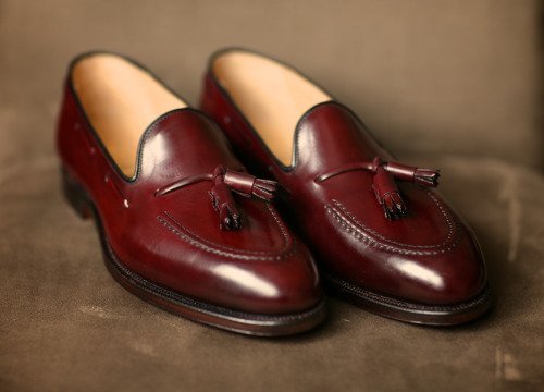 sapato tassel loafer marrom