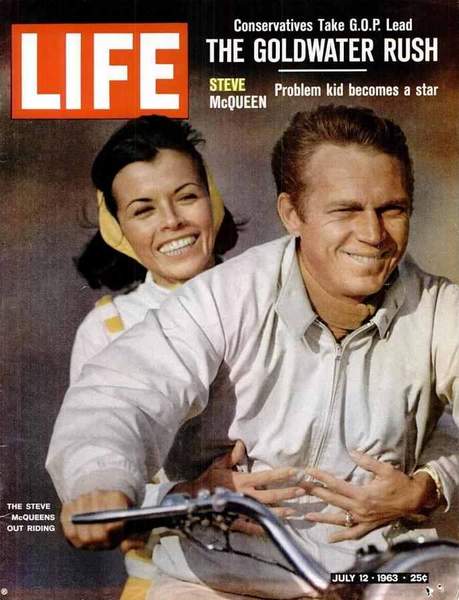 Steve McQueen na capa da revista Life
