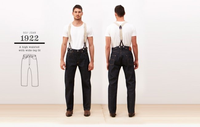 Jeans Levi's 501 de 1922