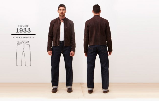 Jeans Levi's 501 de 1933