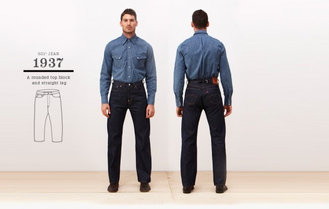 Jeans Levi's 501 de 1937