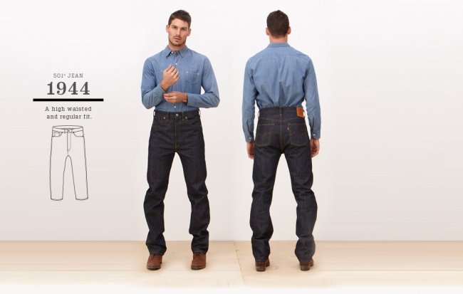Jeans Levi's 501 de 1944