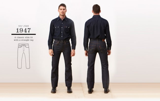 Jeans Levi's 501 de 1947
