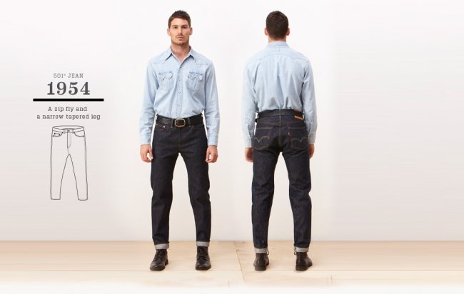 Jeans Levi's 501 de 1954