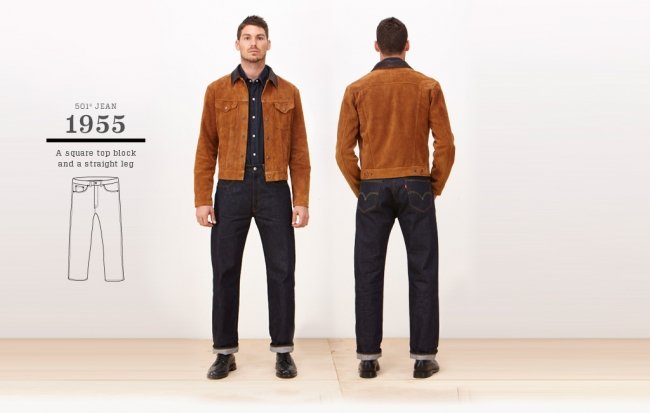 Jeans Levi's 501 de 1955