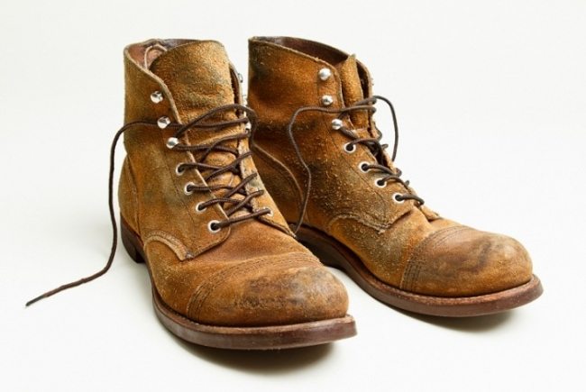 Bota Red Wing Iron Ranger camurça Rough Out
