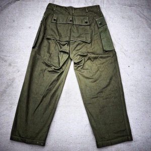 calça militar vintage