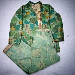 uniforme camuflado vintage