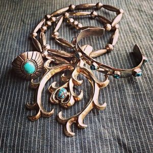 colar navajo vintage