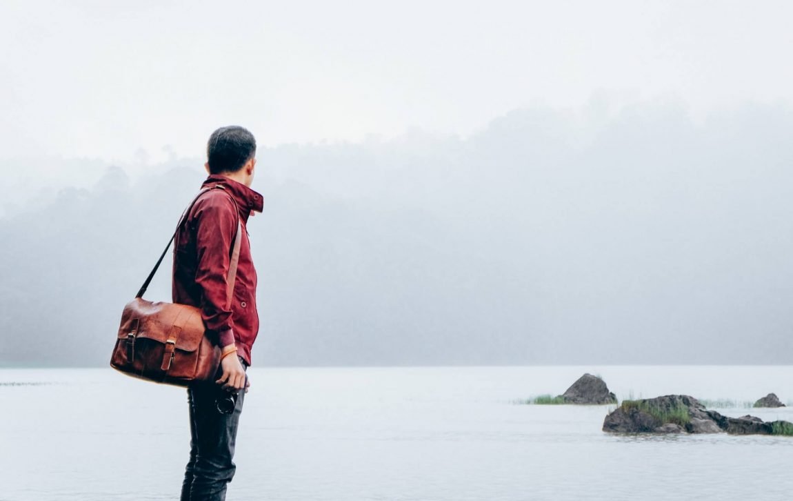 bolsa carteiro masculina