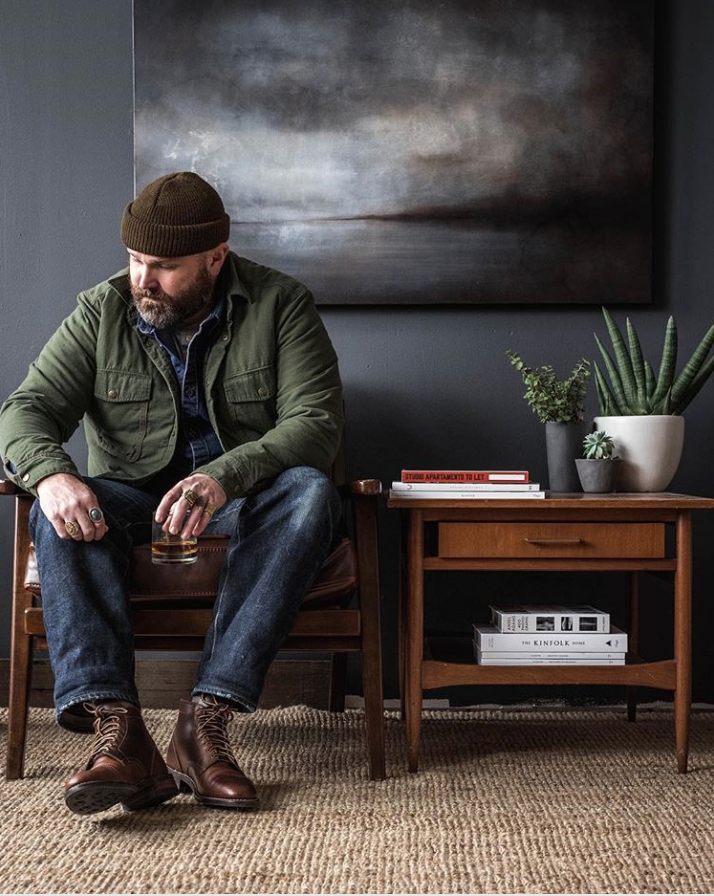 gorro masculino rústico