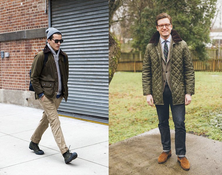 como usar jaqueta barbour