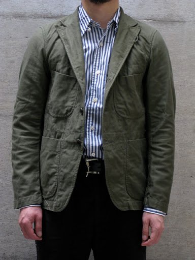 Blazer casual de algodão