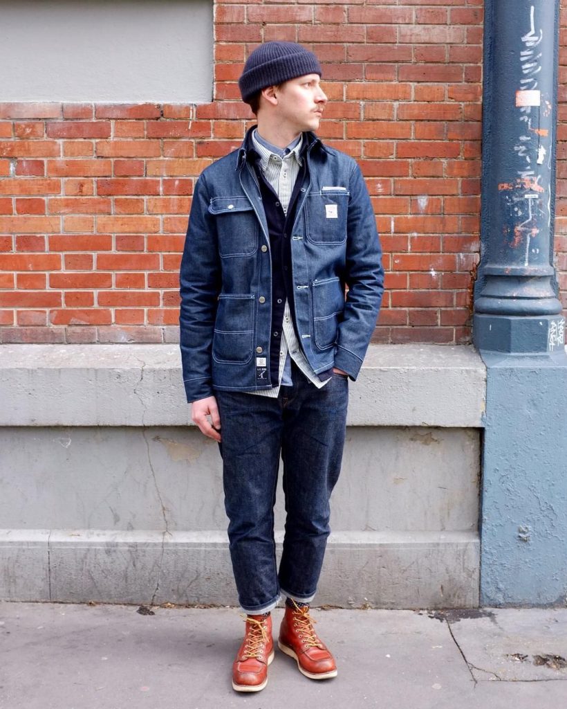 Como usar Chore Coat Jeans